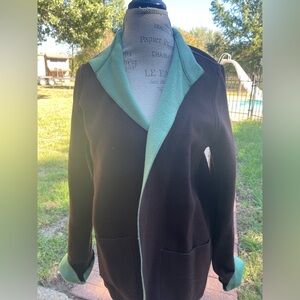 Reversible blazer green brown size 12